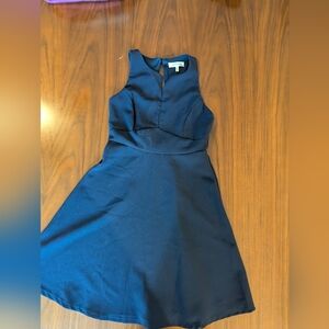 Navy Blue Sleeveless Dress